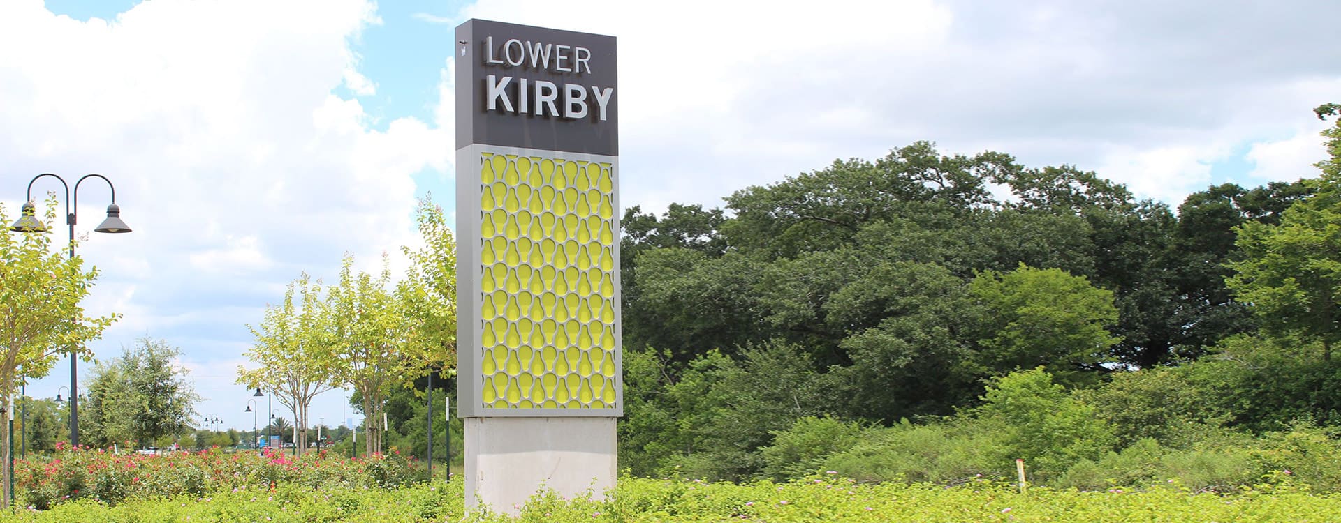Lower Kirby Welcome Sign